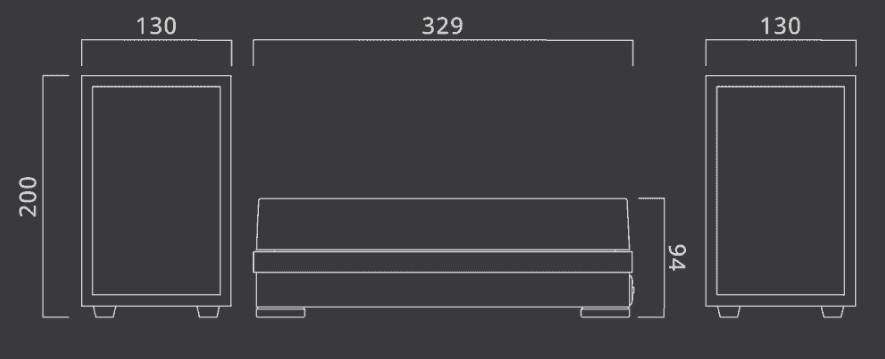 Muse MT-108 BT, Giradiscos estéreo de tres velocidades