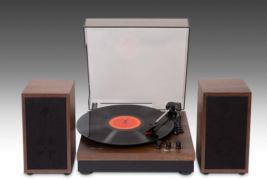 Muse MT-108 BT, Giradiscos estéreo de tres velocidades