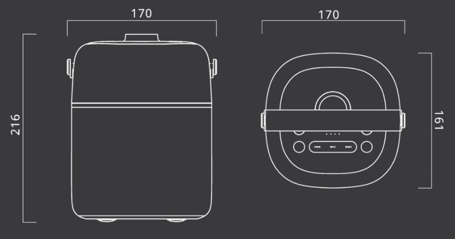 Muse M-520 KA, Altavoz BT Karaoke, Potencia 30W, con 6 Modos de luz. IPXS, Sonido de acompañamiento. Entrada Auxiliar, Toma de Auriculares, Entrada de Mic, Puerto USB, 1 micrófono inalámbrico