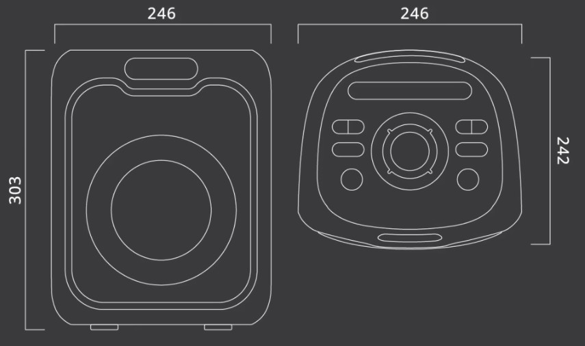 Muse M-1803 DJ, Altavoz Bluetooth, USB, Luces de colores, Display LED blanco, Ajustes graves y agudos, Batería recargable, 5 horas de autonomía, Par estéreo, Potencia de 150W