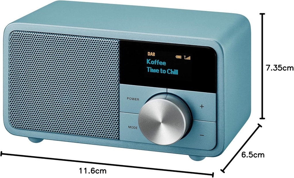 Sangean DDR-7, radio DAB+, FM, Inalámbrica