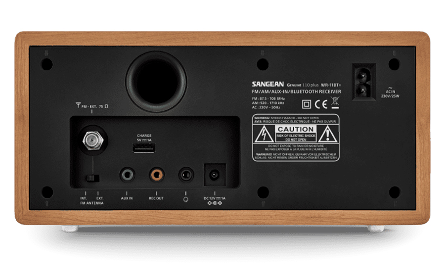 Sangean WR-11BT+, radio analógica de sobremesa