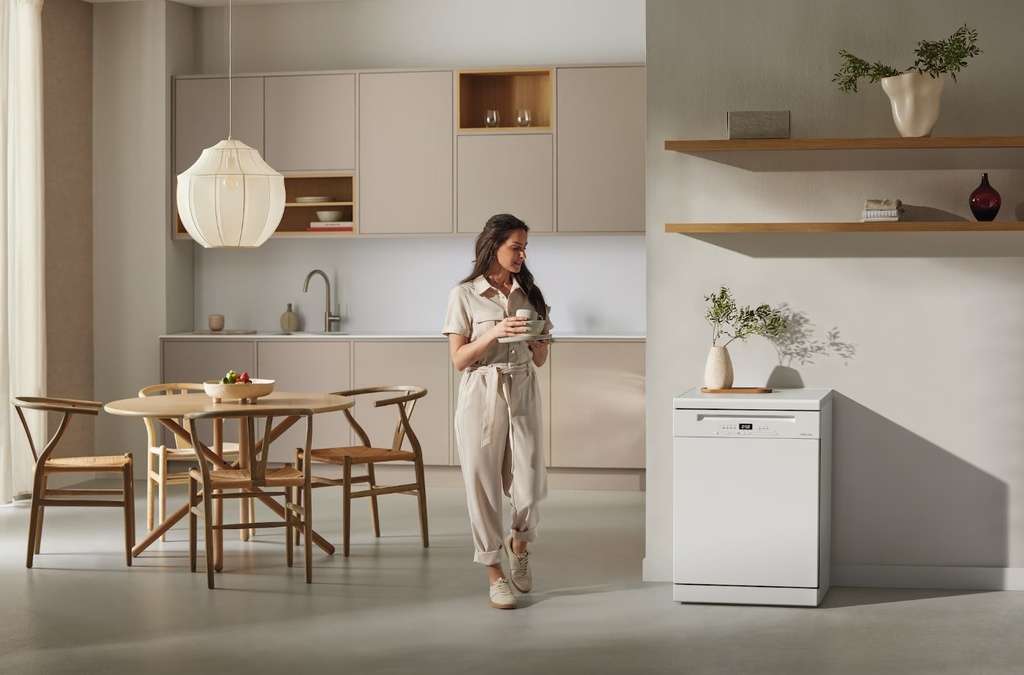 Miele G 5811 SC Active Plus Brilliant White,  Lavavajillas libre instalación Clase A Color Blanco , 3ª bandeja