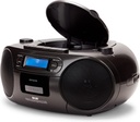 Aiwa BBTC-660DAB/BK: Radio Cassette Portátil con CD, Bluetooth y USB, Grabador de Cassettes, RDS, FM PLL, Dab+, Mando a Distancia