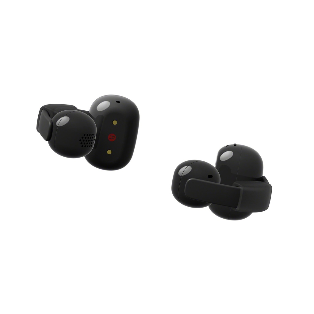Sony LinkBuds WFLC900B Clip de estilo abierto, cómodo diseño con clip, 3 modos de escucha, IPX4, llamadas nítidas, 37 horas de batería, asistente de voz con IA, control táctil, iOS y Android