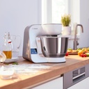 Bosch MUM5XW20, Robot de cocina con báscula1000 W, cuenco de acero inoxidable (3.9 L), juego profesional de pastelería, trituradora