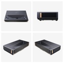 Proyector Laser Tricroma UHD 4K Smart TV Tiro corto, 80 a 150 pulgadas, 2500 Lumenes, Dolby Atmos, Dolby Vision