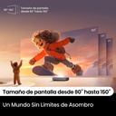 Proyector Laser cinema Tiro corto, 80 a 150 pulgadas, Tecnología LPU, Fuente láser Trichroma, Dolby Vision-Atmos