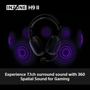 Auriculares inalámbricos para gaming INZONE H9 II con cancelación de ruido