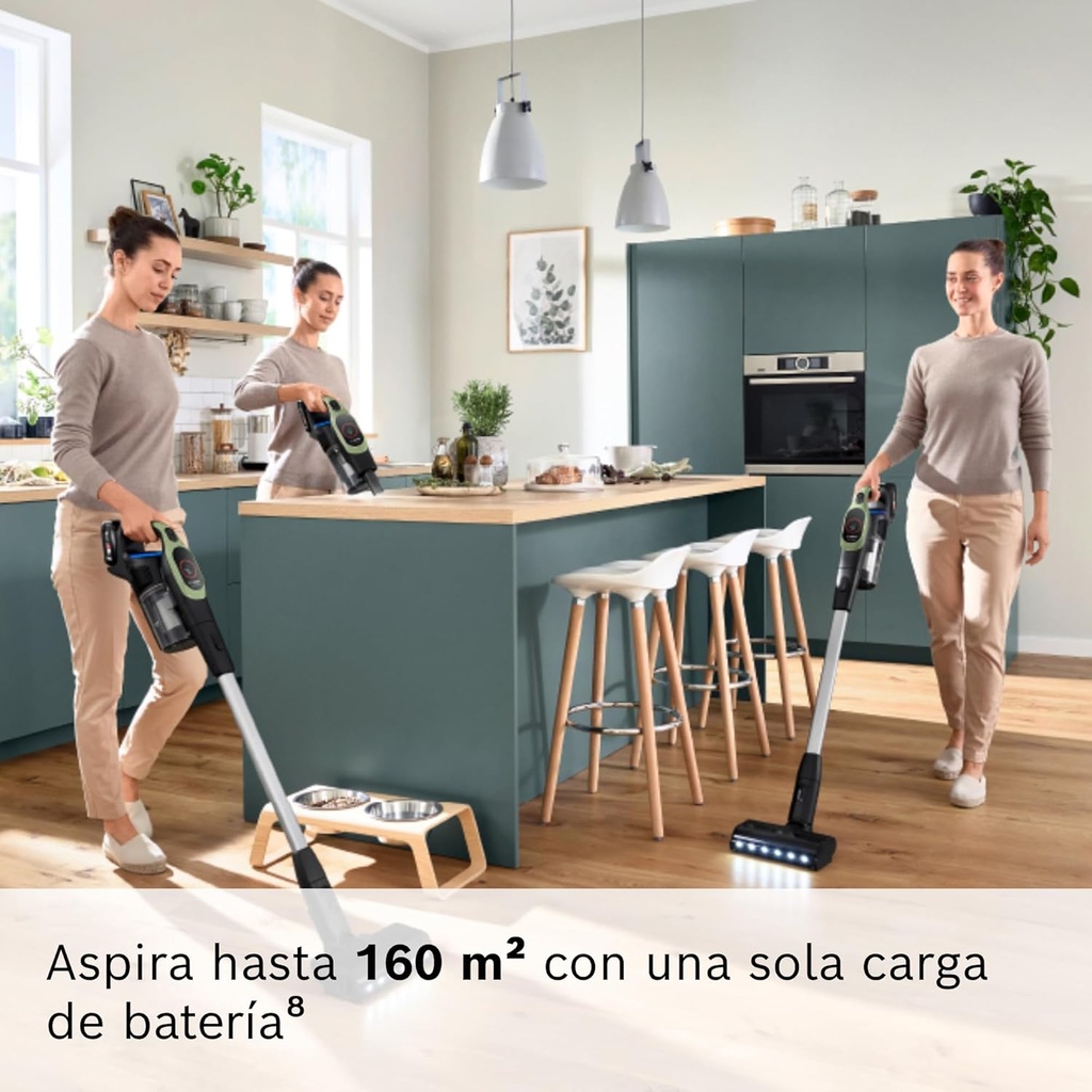 Bosch BCS931GAC, aspirador de escoba, tecnología microClean, unlimited 9