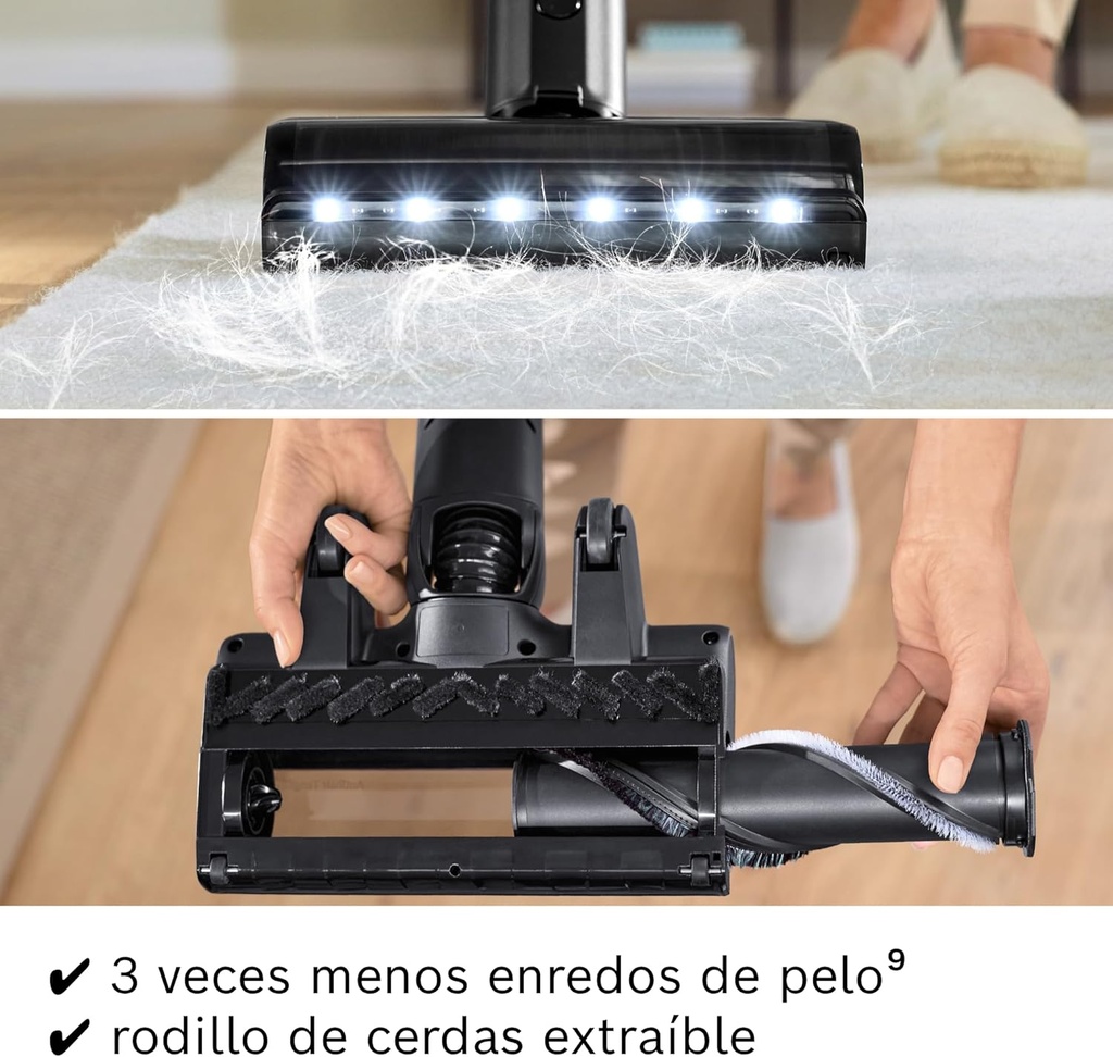 Bosch BCS931GAC, aspirador de escoba, tecnología microClean, unlimited 9