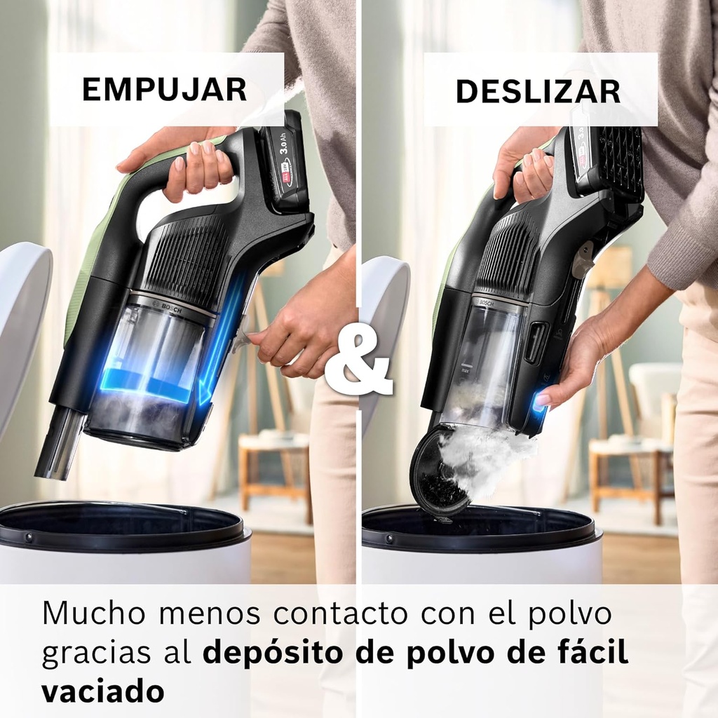 Bosch BCS931GAC, aspirador de escoba, tecnología microClean, unlimited 9