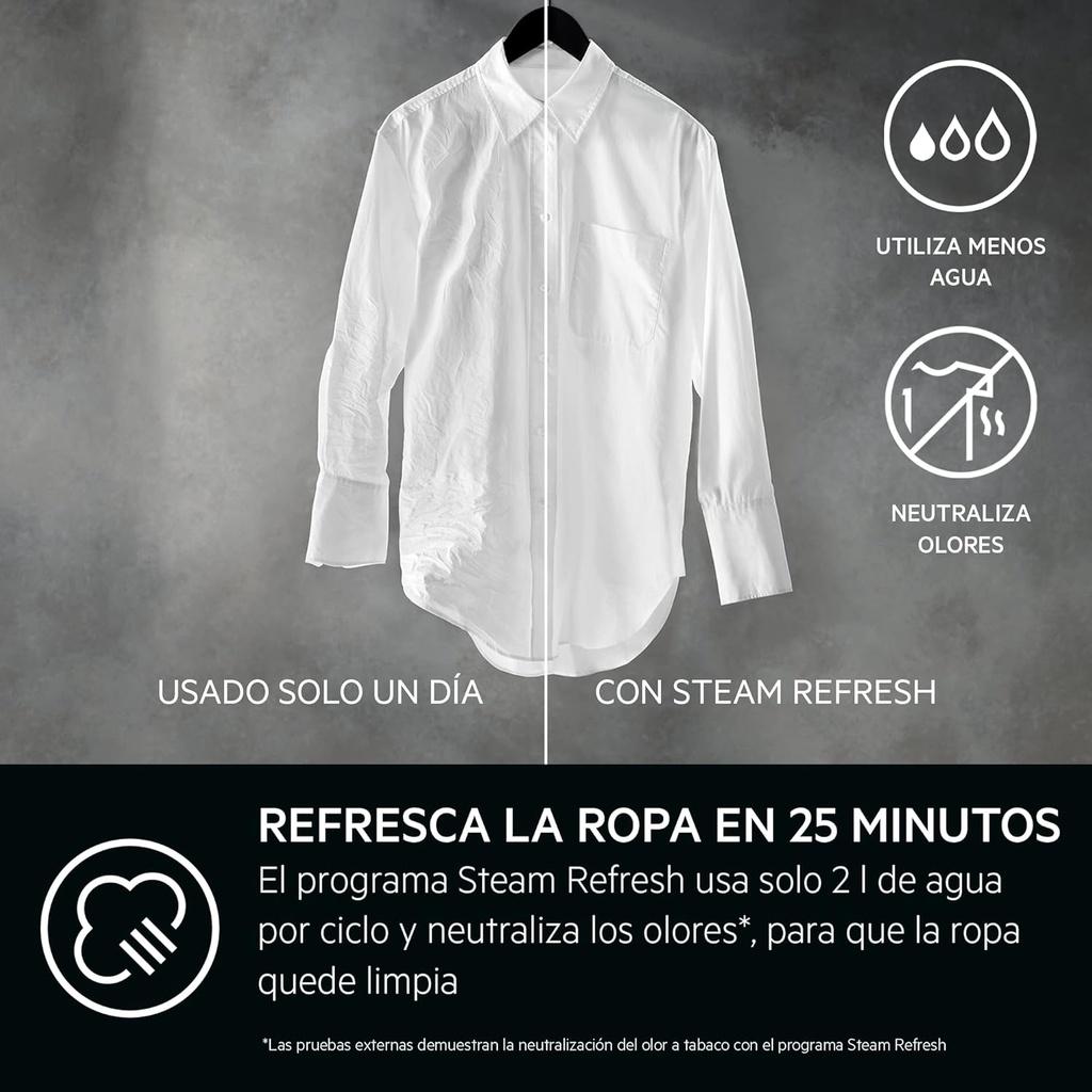 AEG LWN8E8636F, Lavadora secadora integrable Serie 8000 PowerCare de 8.0/ 4 kg 1600 rpm