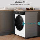 Hisense WF5I9043BWFS, lavadora de carga frontal, 9KG, fondo reducido, clase A - 10%, 1400RPM