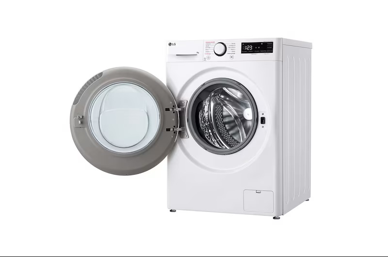 LG F4WR6009A0W, Lavadora inteligente AI Direct Drive. TurboWash 360º, Vapor, 9kg , 1400rpm Un 10% más eficiente que A, Serie 600