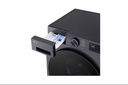 LG F4X5009TBB, Lavadora Inteligente  AI Direct Drive, TurboWash 360º, 9kg, 1400rpm, Serie 500, Un 40% más eficiente que A, Acero grafito mate