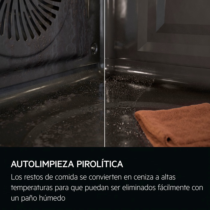 Aeg TE8PB731AB, Horno multifunción Serie 7000 MealAssist con Display CookSmart Touch 4,3 '', con WiFi