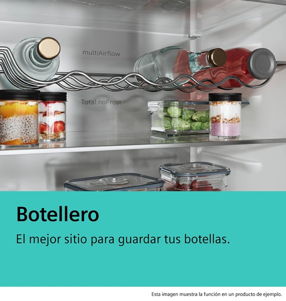 Siemens KG36NXIDF, Frigorífico combinado de libre instalación 186 x 60 cm Acero antihuellas, Total noFrost