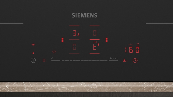 Siemens EX81AHYC1E, Placa inducción, 80 cm, Acabado negro mate, iQ700