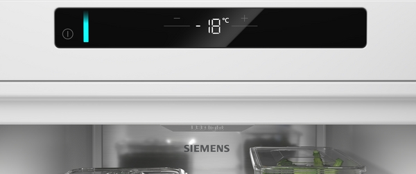 Siemens GS36NAXCG, congelador de libre instalación, 186.2 x 59.5 cm, acero negro antihuellas