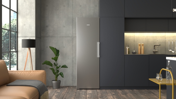 Siemens KS36NVICG, Frigorífico de libre instalación, 186.2 x 59.5 cm, Inoxidable, iQ300