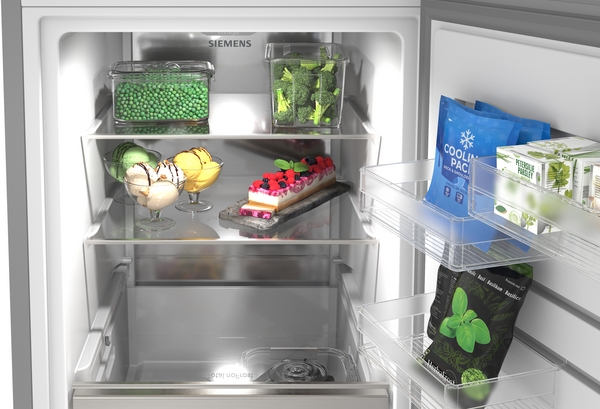 Siemens GS36NVICG, congelador de libre instalación, 186.2 x 59.5 cm, inoxidable