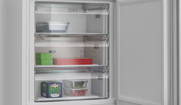 Siemens KG49NVWDG, frigorífico combinado de libre instalación, 203 x 70 cm, blanco, total noFrost, iQ300