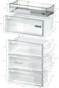 Siemens KG49NVWDG, frigorífico combinado de libre instalación, 203 x 70 cm, blanco, total noFrost, iQ300