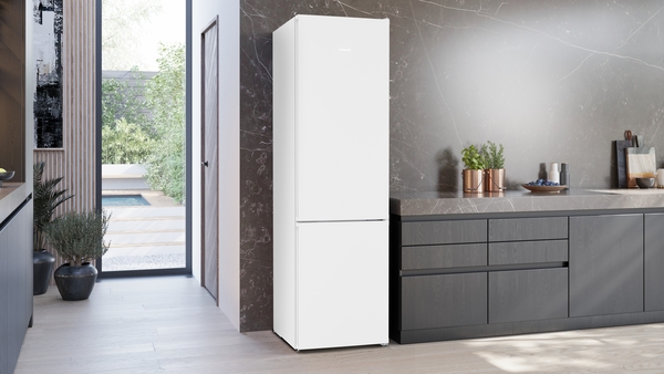 Siemens KG39NVWDG, frigorífico combinado de libre instalación, 203 x 60 cm, blanco, total noFrost, iQ300