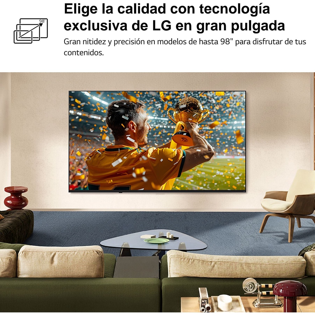 LG 43NU850B6LA, TV LED, UHD 4K, Procesador Inteligente α7 AI Processor 4K Gen9, Tecnologia nano, Smart TV Webos