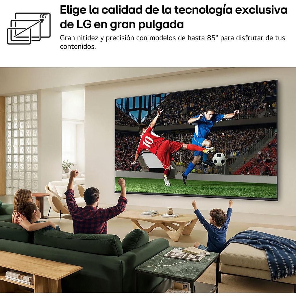 LG 55QNED72B6B, TV QNED Mini LED, UHD 4K, Procesador Inteligente α7 AI Processor 4K Gen9, Tecnologia Nano, Smart TV Web OS