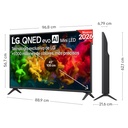 LG 43QNED81B6C, TV QNED Mini LED, UHD 4K, Procesador Inteligente α7 AI Processor 4K Gen9, Tecnologia Nano, Smart TV Web OS, Tecnologia EVO