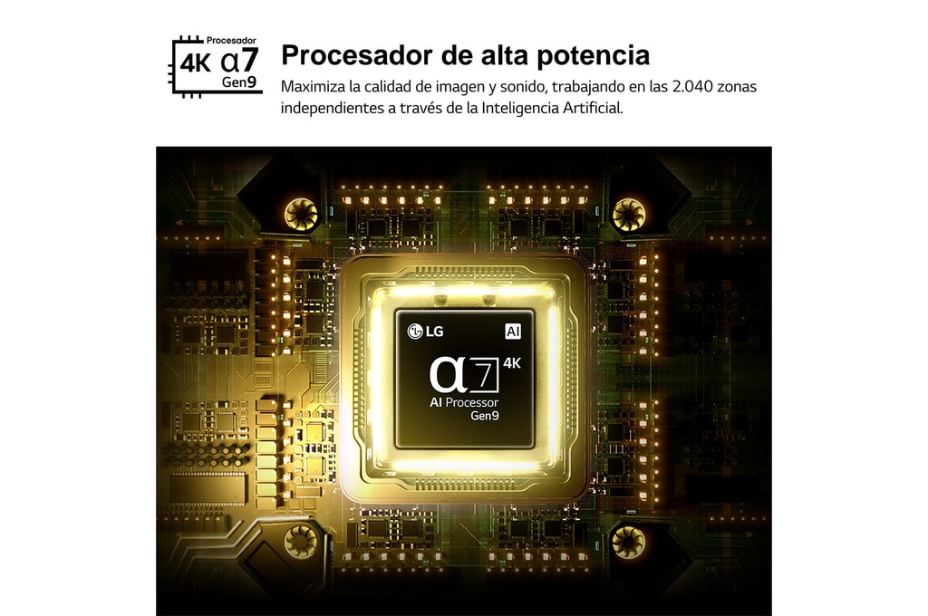 LG 85QNED81B6A , TV QNED Mini LED, UHD 4K, Procesador Inteligente α7 AI Processor 4K Gen9, Tecnologia Nano, Smart TV Web OS, Tecnologia EVO