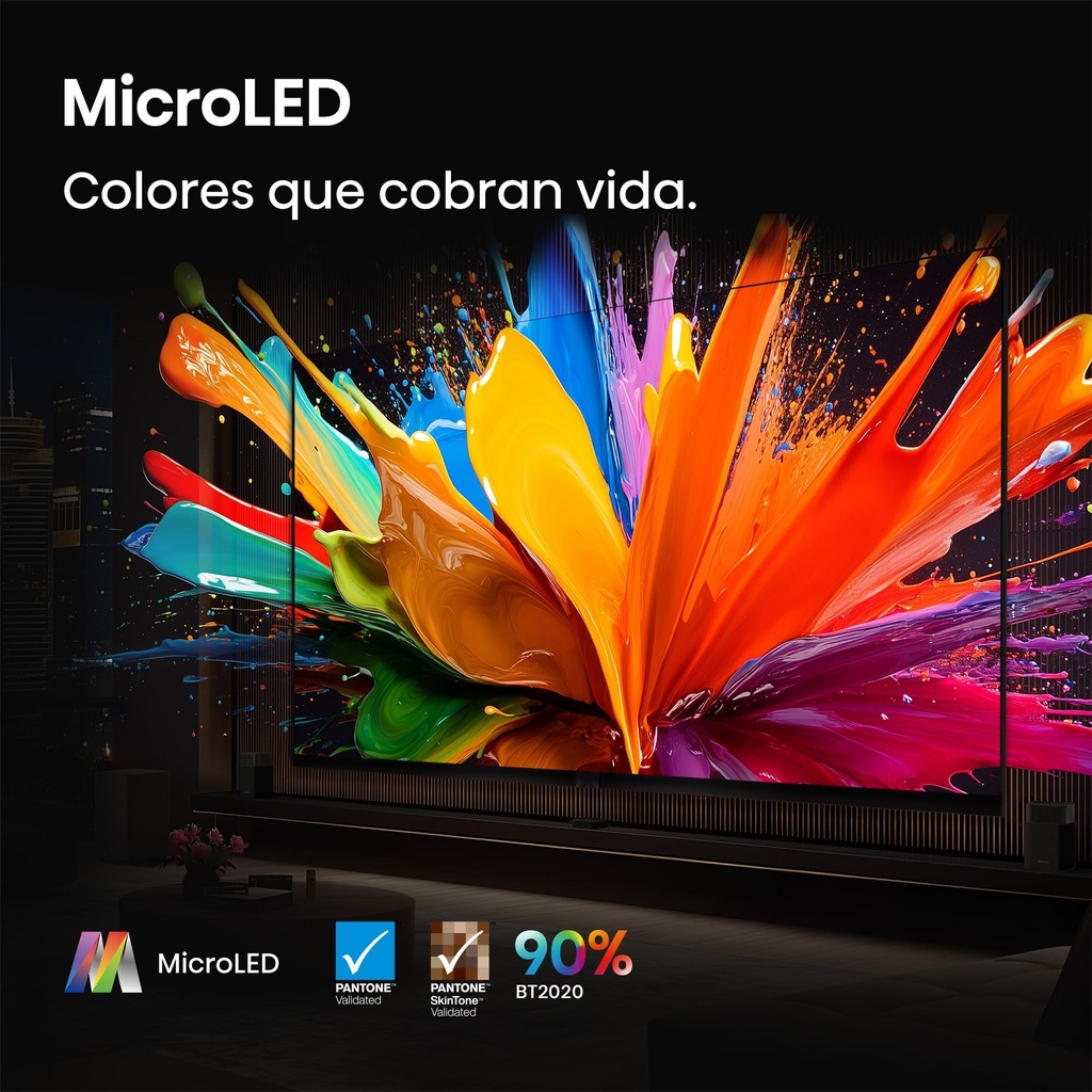 HISENSE MX MicroLED TV 136MX, Tecnología MicroLED, 4K 120 Hz nativos
