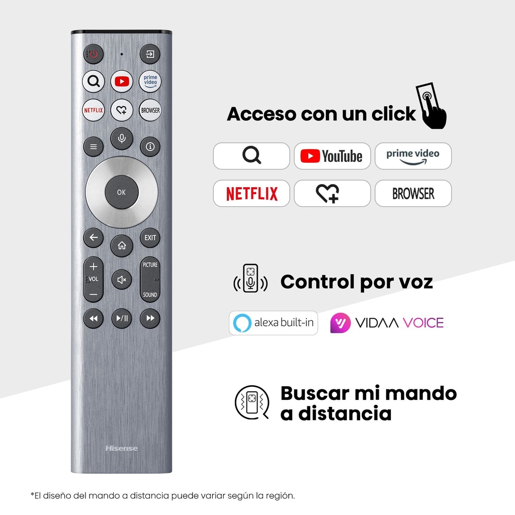 HISENSE MX MicroLED TV 136MX, Tecnología MicroLED, 4K 120 Hz nativos