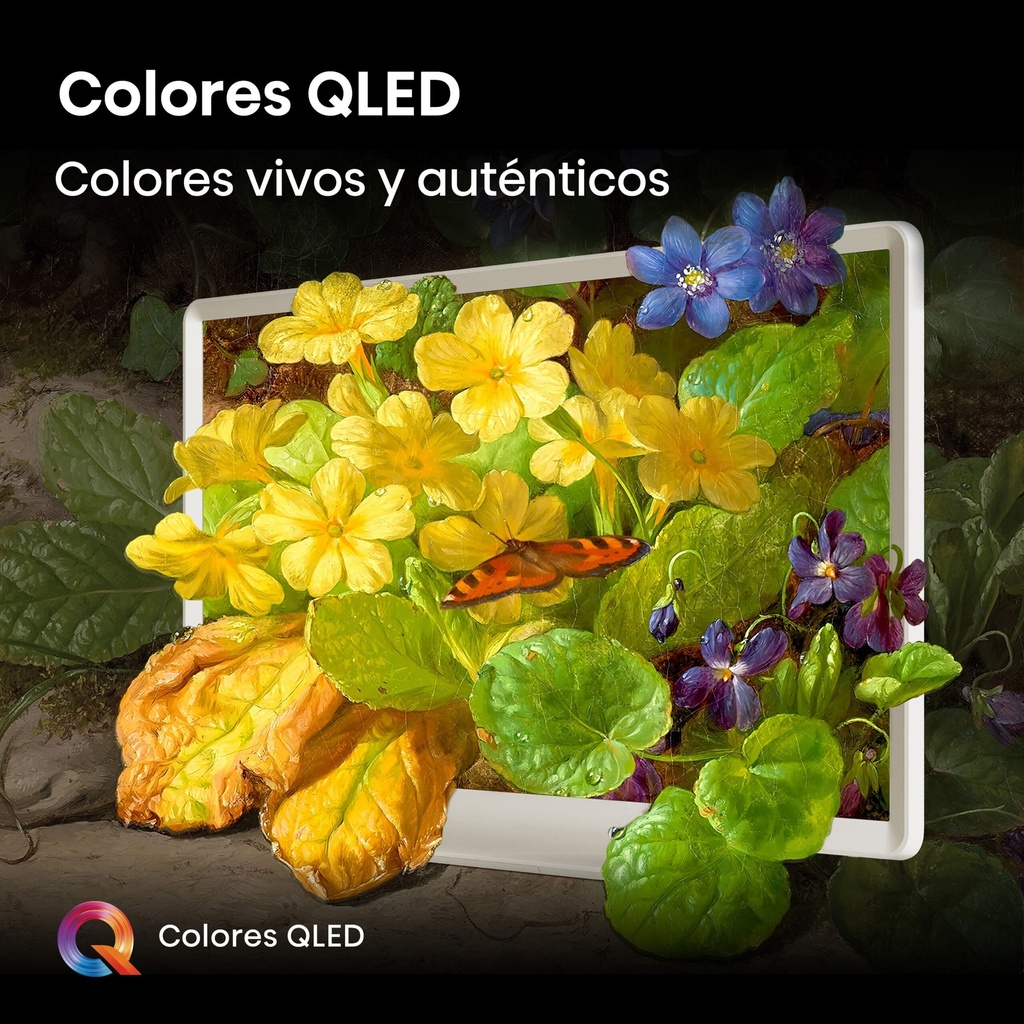 HISENSE Deco TV 32S5Q, QLED Quantum Dot colour 32″ Pulgadas, Peana central con estilo