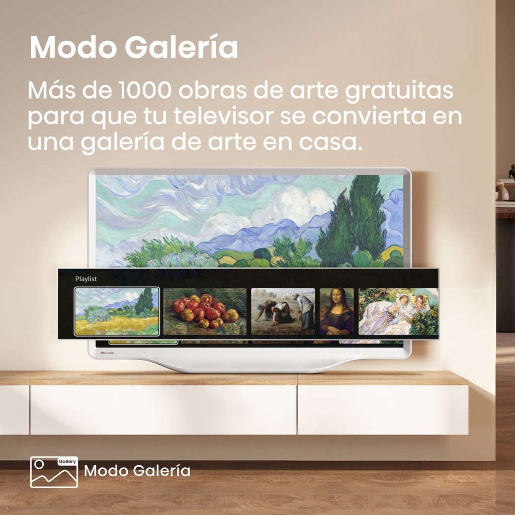 HISENSE Deco TV 43S5Q, QLED Quantum Dot colour 32″ Pulgadas, Peana central con estilo