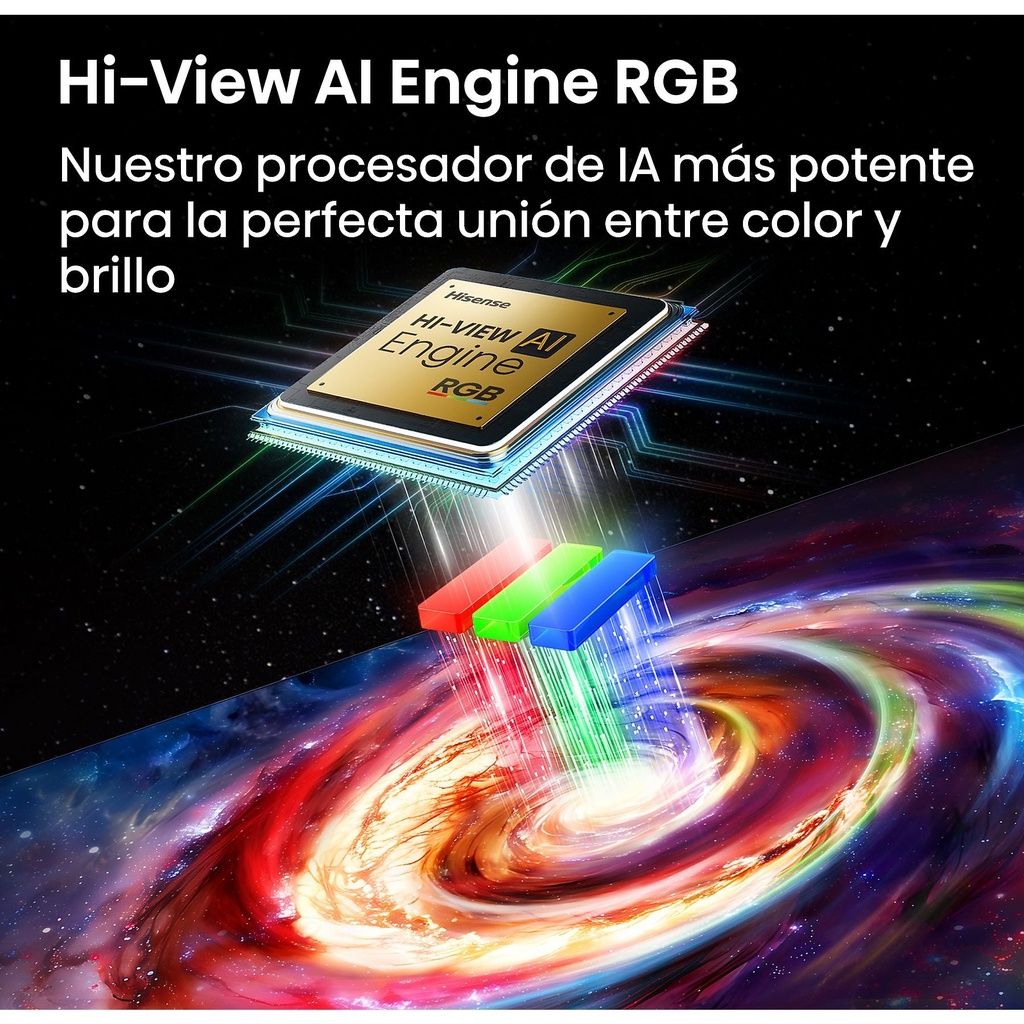 Hisense RGB Mini LED TV 65UR9S, UHD 4K, Quad Core / MT9655, Hi-View AI Engine RGB