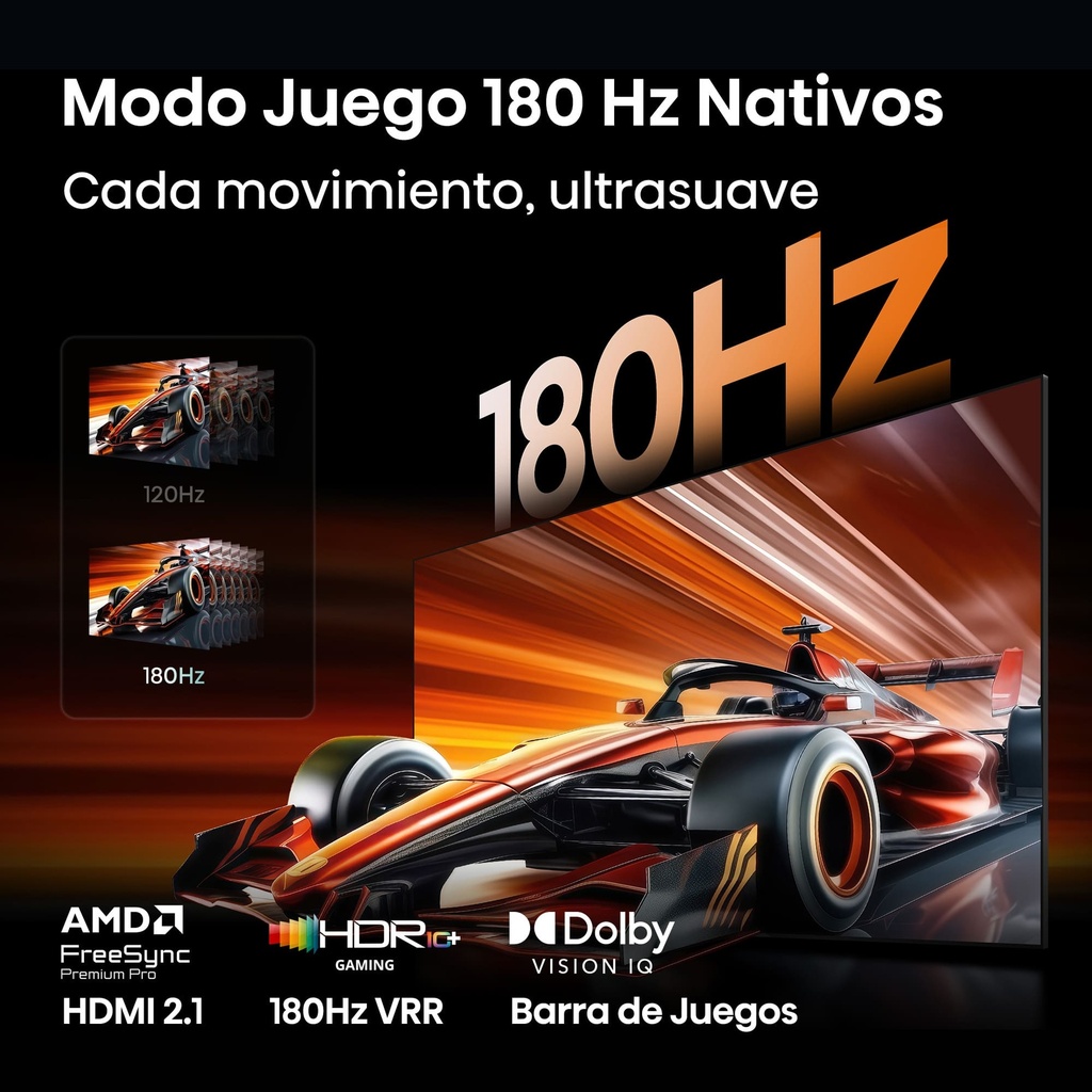 HISENSE RGB MiniLED TV 85UR8S, Ultra HD, Quad Core/MT9655, Hi-View AI Engine RGB