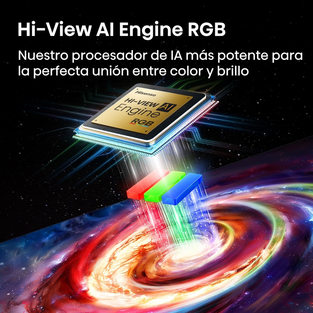 HISENSE RGB MiniLED TV 55UR8S, Ultra HD, Quad Core/MT9655, Hi-View AI Engine RGB