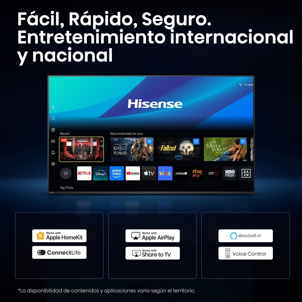 HISENSE PRO MiniLED TV 75U7S PRO, Hi-QLED MiniLED Pro, Quad Core/MT9655, Hi-View AI Engine Pro, 165 Hz Nativos