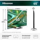 Hisense Mini LED TV 65E8S, UHD 4K, Quad Core / MT9618, Total HDR, Subwoofer integrado
