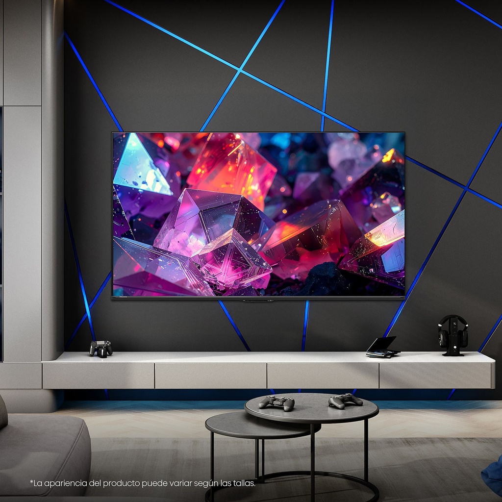 Hisense QLED 4K TV 55E7S PRO, Quad Core/MT9618, 144Hz Nativos, Smooth Motion IA, HDR10+Gaming