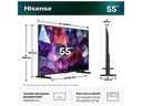 Hisense QLED 4K TV 55E7S PRO, Quad Core/MT9618, 144Hz Nativos, Smooth Motion IA, HDR10+Gaming