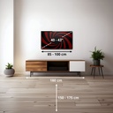 Hisense QLED TV 43A6S, Escalador 4K IA, Control por voz, Smooth Motion IA