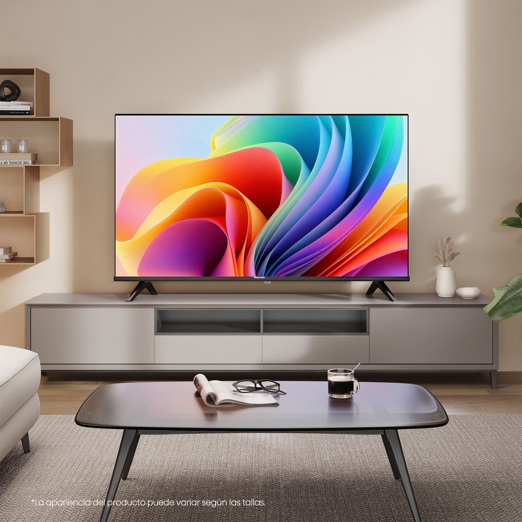 Hisense HD TV 32A4S, Natural Colour Enhancer, Dolby Audio, Modo Juego, Smart Home Ready