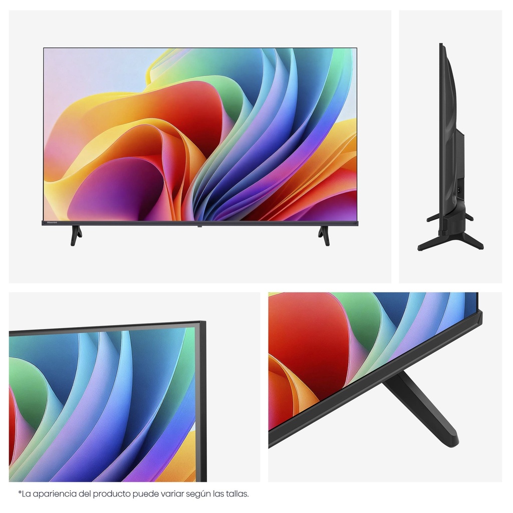 Hisense HD TV 32A4S, Natural Colour Enhancer, Dolby Audio, Modo Juego, Smart Home Ready