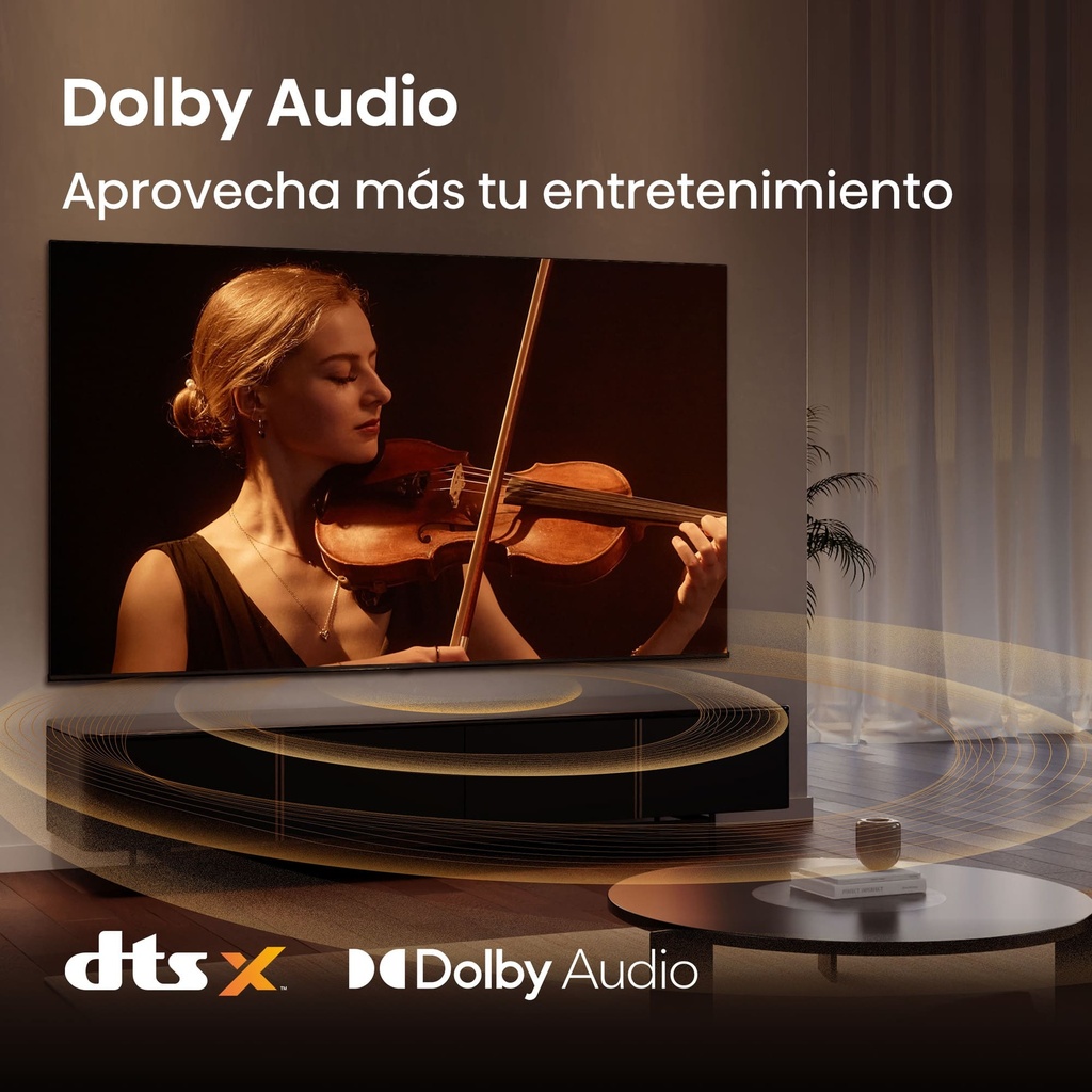 Hisense HD TV 40A4S, Natural Colour Enhancer, Dolby Audio, Modo Juego, Smart Home Ready