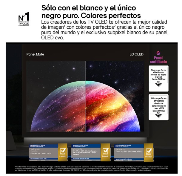 LG OLED97G64LW, TV OLED 65", 4K, 120Hz, procesador 4K IA α11 Gen3, Smart TV