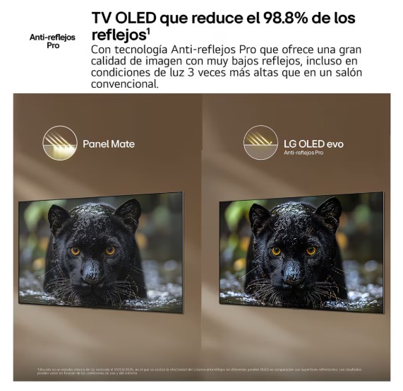 LG OLED42C64LA, TV OLED 42", 4K, procesador 4K AI α11 Gen3, Smart TV Web OS